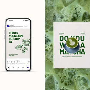 Social Media Kit för kaféer i Canva | Instagram-mallar i paket | 30 inlägg, 15 berättelser, menymall, AI-foton, redigerbar Canva gratis bild 11