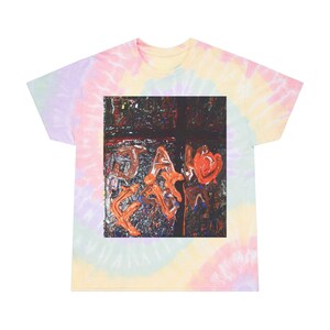 Vibrant Spiral Tie-Dye Tee, Retro Style Shirt for Festivals, Casual Wear, Summer Parties, Unique Gift for Art Lovers