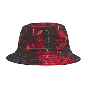 Vibrant Floral Bucket Hat, Trendy Summer Hat, Boho Accessory, Perfect Gift for Him/Her, Festival Fashion, Adjustable Sun Hat