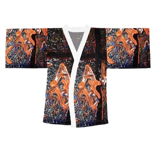 Long Sleeve Kimono Robe (AOP)