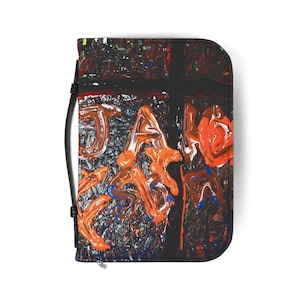 Unique Inspirational Bible Cover, Religious Journal Case, Christian Gift, Custom Scripture Organizer, Faith-Based Accessories