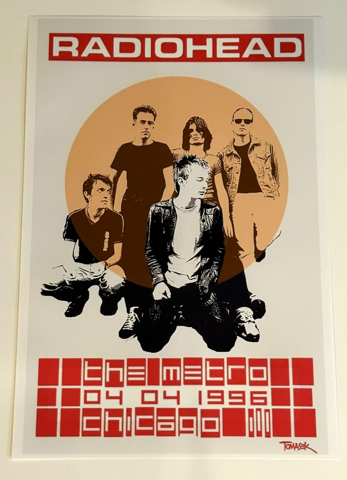 アートポスター レディオヘッド ドイツツアーポスター radiohead レディオヘッドポスター