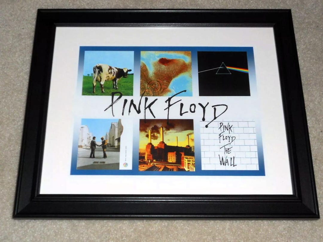 Framed Pink Floyd Back Catalog Poster the Wall, Dark Side of the Moon