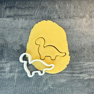 Dinosaur Cookie Cutter - Dino Cookie Cutter, Diplodocus Cookie Cutter, Made in France