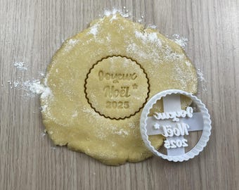 Merry Christmas 2025 Cookie Cutter - Made in France