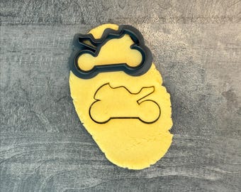 Motorcycle Cookie Cutter - MotorBike Cookie Cutter, Bike Biscuit Cutter, Made in France