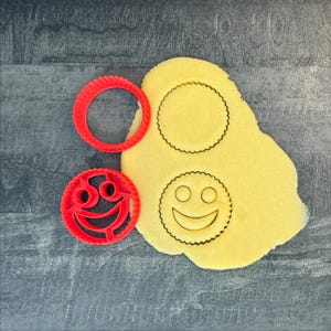 Children&#39;s Cookie Cutter - Smiley Cookie Cutter, Cookie Cutter, Made in France