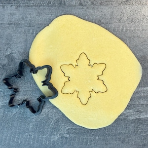 Snowflake Cookie Cutter - Snow Star Cookie Cutter, Winter Cookie Cutter, Made in France