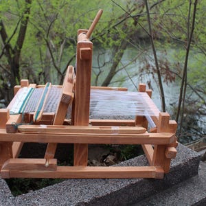 Vintage Mini Weaving Loom: Hand Weaving Machine With Rug - Etsy