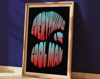 Seaway-geïnspireerde kunstprint, gothic poppunk muurdecoratie