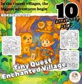 Tiny Quest: Mischiefs of the Enchanted Village | Fantasy Coloring Pages for Kids | Shroom and Doom | Monster | Digital Download PDF product logo