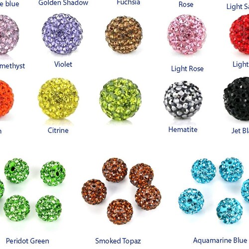 U Pick 25pc/50pc Grade A Sparkle 10mm Crystal Disco Ball - Etsy