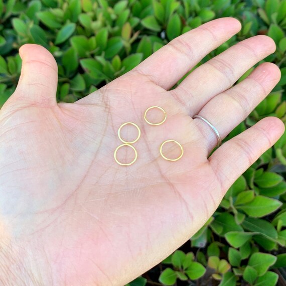 doppio anello saldato in argento 925 plk oro rosa mm. 5 e 4 Italy