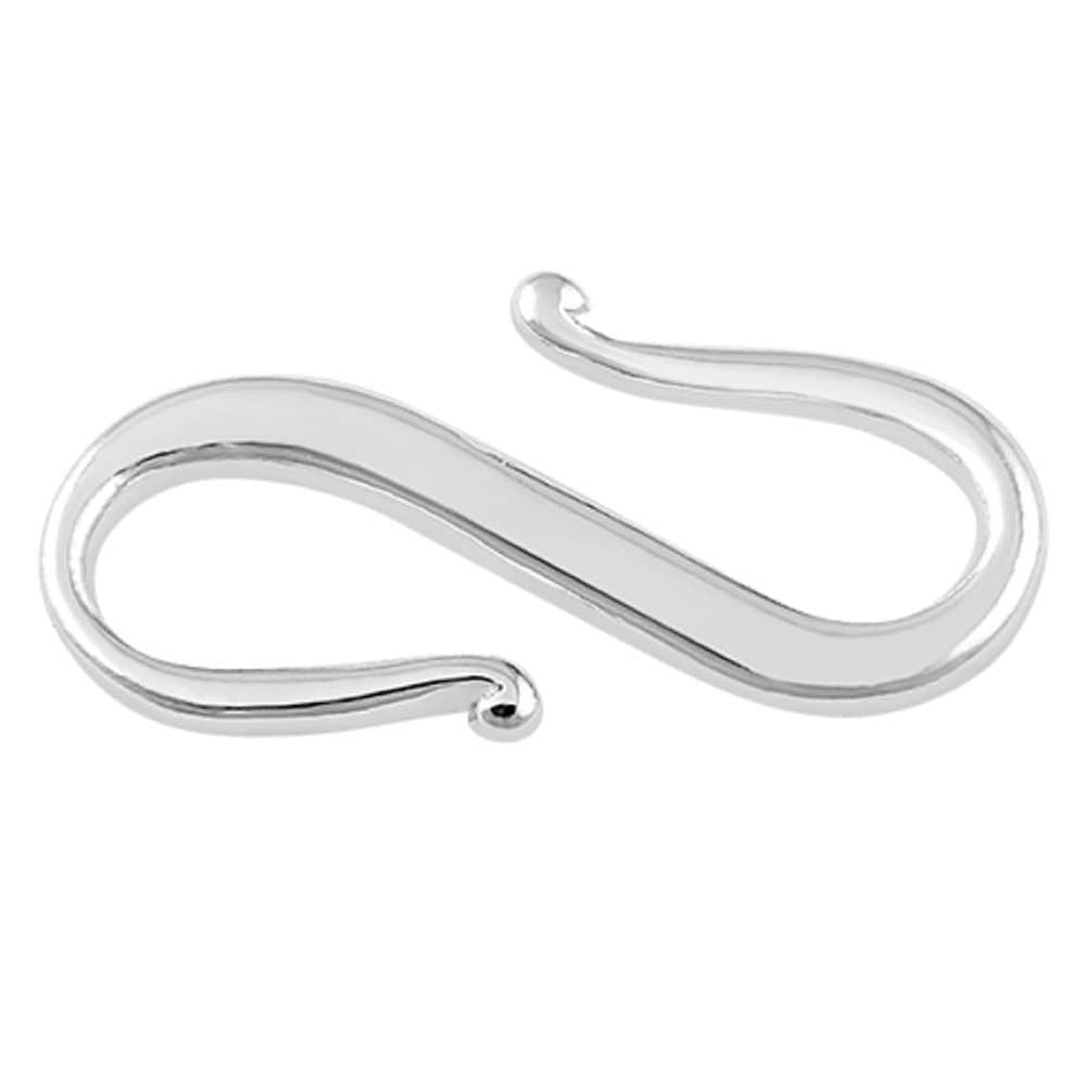 Pick 5pc/10pcs Real 925 Sterling Silver S Hook Jewelry Clasp Pick 5pc/10pcs Real 925 Sterling Silver S Hook Jewelry Clasp