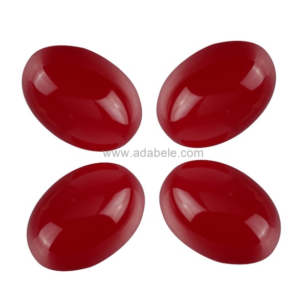 2pcs AAA Natural Rose Red Stripe Agate Oval Cabochon Arc Bottom Gemstone Cabochons 25x18mm #GP7