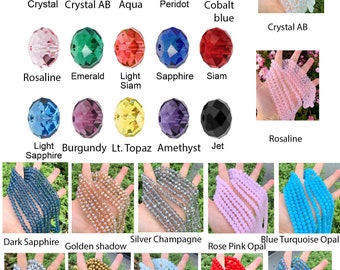 Pink Light Pink Rosaline Rose Chinese Crystal Rondelle Rondell 8x6mm 2 Strands Pink Light Pink Rosaline Rose Chinese Crystal Rondelle Rondell 8x6mm 2 Strands