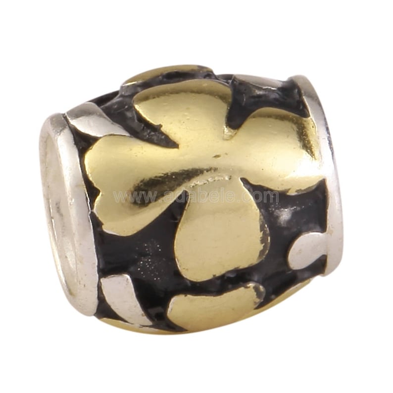 1pc Sterling Silver Charm Gold Celtic Cross Charm Protection Faith Charm Bead Fit All Charm Bracelets Women Girls Birthday Gifts #EC92