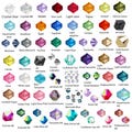 Pick 100pcs Genuine Preciosa 4mm Small Tiny Bicone Crystal Beads Compatible with Swarovski Crystal 5301/5328 for DIY Craft Jewelry Making