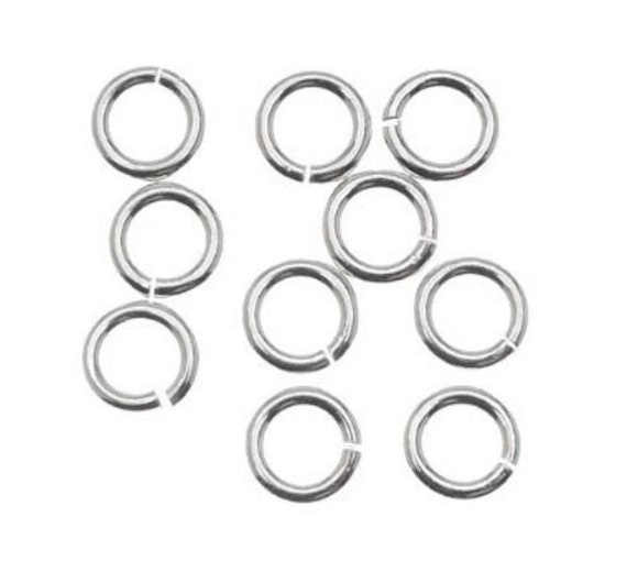 925 Sterling Silver 5mm Sparkle Jump Rings - 20.5GA (10 Pieces) – Too Cute  Beads