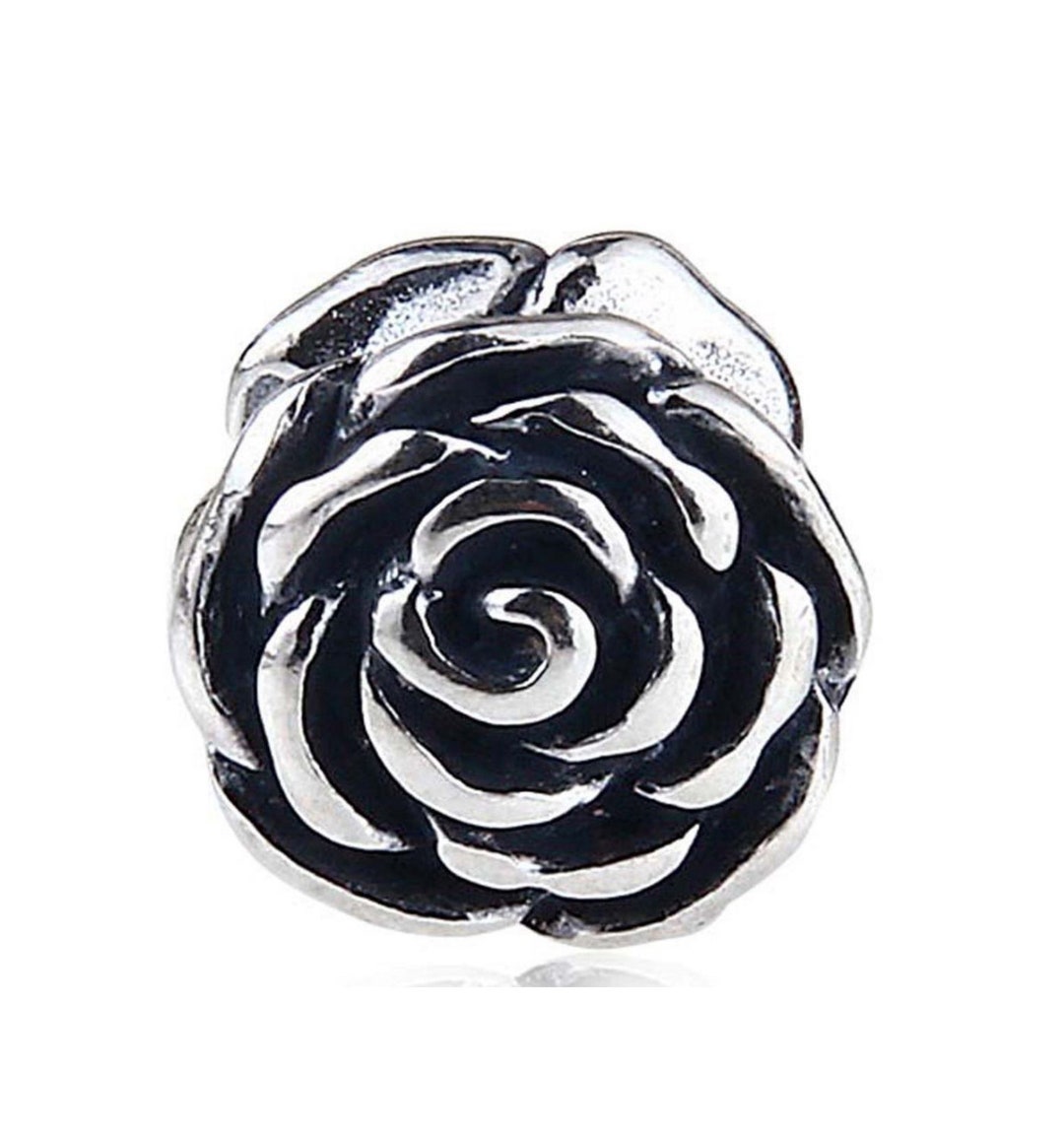 Rubyca 10 Ciondoli A Fiore In Cristallo Ceco - Perle Di Strass Per Creazione Gioielli Fai Da Te - Colore Rosa Chiaro
