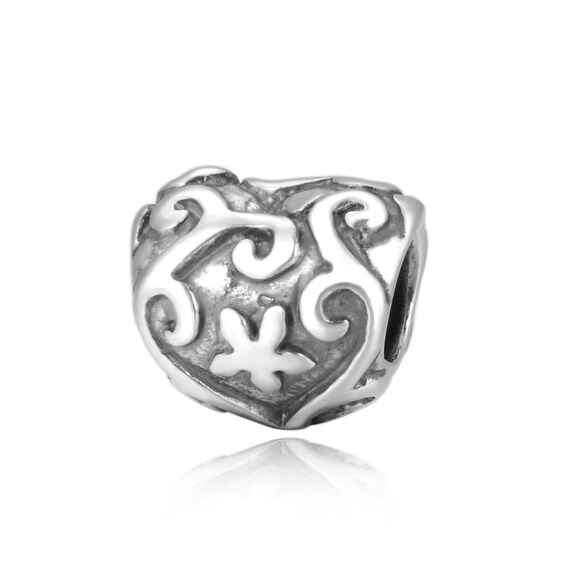 Slide-on Bead Charm Black Agate Sterling Silver 4mm Center Hole Slide-on Bead Charm Black Agate Sterling Silver 4mm Center Hole