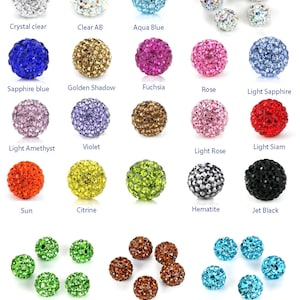 Disco Ball Rhinestones in 10mm  Flat Back Sphere Glass Crystal