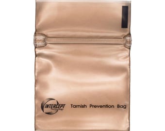 10pcs 4 Inch Anti Tarnish Zip Lock Bags for Jewelry Storage Care Metal Tarnish Prevention Protect Gold Silver Brass Copper Steel and More