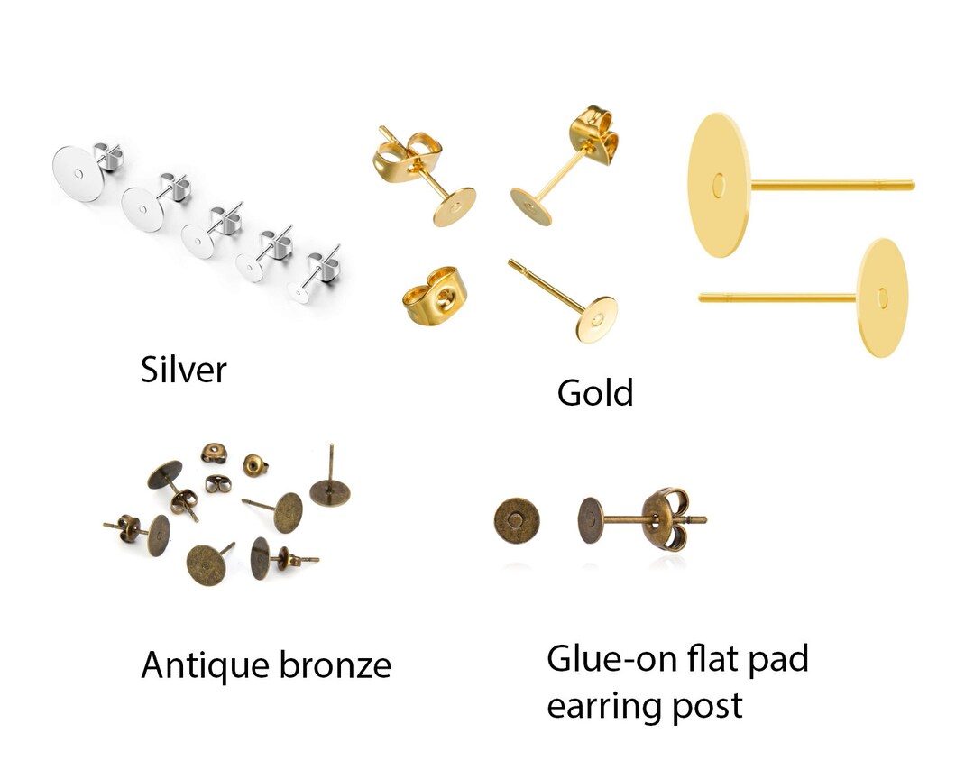 U Pick 50pc/100pc Hypoallergenic Ear Wire Earring Hooks 20mm Gold/silver  Dangle Connectors wire 0.7mm/21 Gauge for Earrings Jewelry Making 