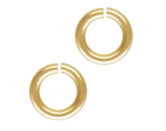 U Pick 20pcs Real 1/20 14K Gold Filled Open Jump Rings 4mm 6mm Small O Ring Connector (Wire 0.8mm/20 Gauge) for DIY Craft Jewelry Making