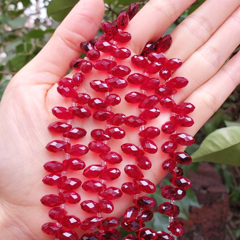 U Pick Top Quality Czech Top Drilled 12mm Teardrop Pear Briolette Crystal Faceted Loose Pendant Beads for Jewelry Craft Charm Making CCT2