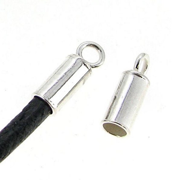 Lot De 10 Perles à Sertir Et Embouts En Argent Sterling 925 De 1,5 Mm