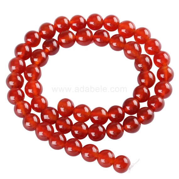 U Pick 1 Strand/15 Natural Carnelian Red Orange Agate Healing