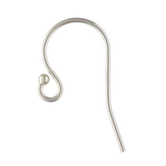 50 pieces - Stainless Steel Earring Hooks With Ball - Wholesale