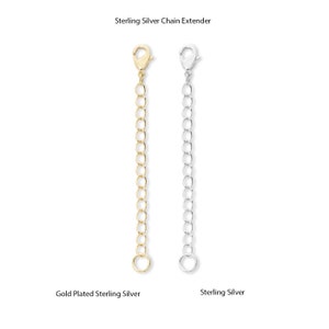 Sterling Silver 3 Inch Extender Chain – Ornamental Things