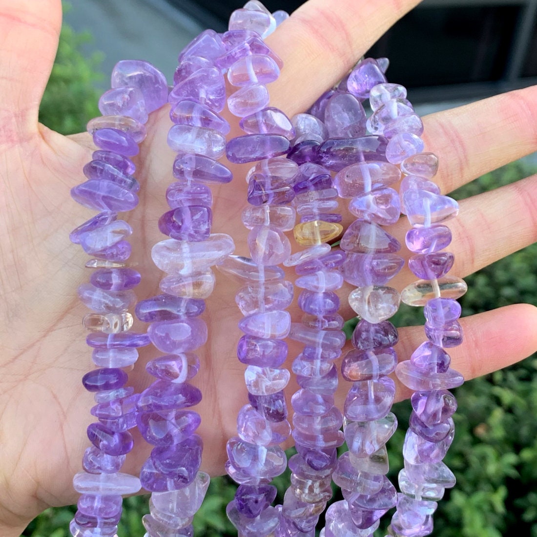 12mm Natural Coin Amethyst Jewelry Making Loose Gemstone Beads Strand 15" 