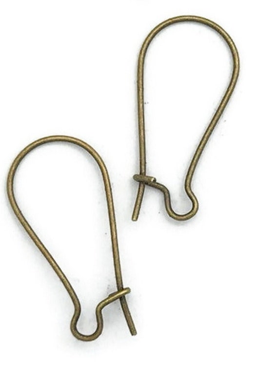 SOFPLATE 1 Scatola 120 Pezzi Ganci per Orecchini con Filo Renale Filo per Orecchie A Goccia Rene Oro Ciondola Cavi per Orecchie A Cerchio Lungo A Forma di U con Ganci per