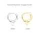 U Pick 20pcs/50pcs Hypoallergenic Tarnish Resistant Round Earring Huggie Hook Leverback Ear Wire 14mm/16mm for Earrings Charm Jewelry Making 