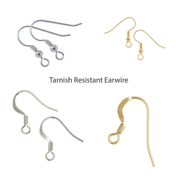 Pick 50pc/100pc Hypoallergenic Tarnish Resistant Earring Fish French Hooks Connector 18mm Gold/Silver Ear Wires for Earrings Jewelry Making