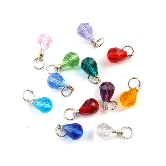 10Pcs Stainless Steel Charms for Jewelry Making Crystal Beads Pendant Diy  Earring Necklace Handmade Accessories