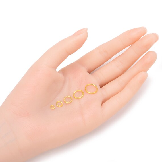 400 Pezzi Di Protezioni Per Fili In Ottone Per La Creazione Di Gioielli Anelli Di Protezione Per Fili A Forma Di U In Oro E Argento~p180045535
