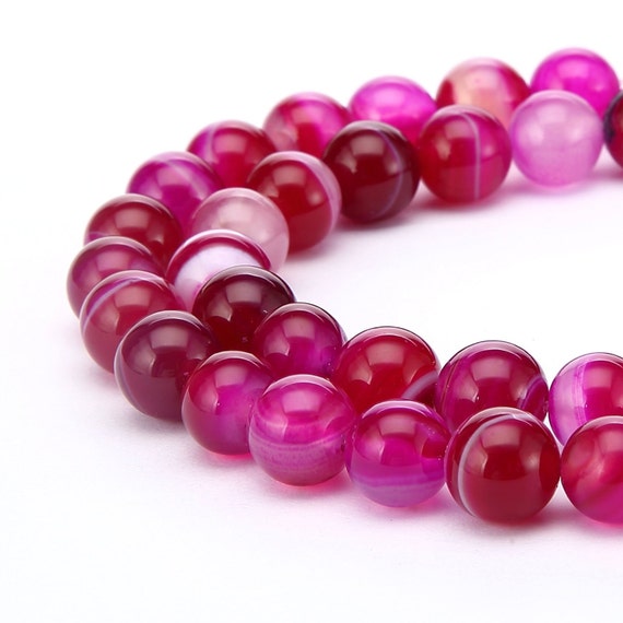 AAA 8mm Black Agate Onyx Round Loose Beads Gemstone 15inch