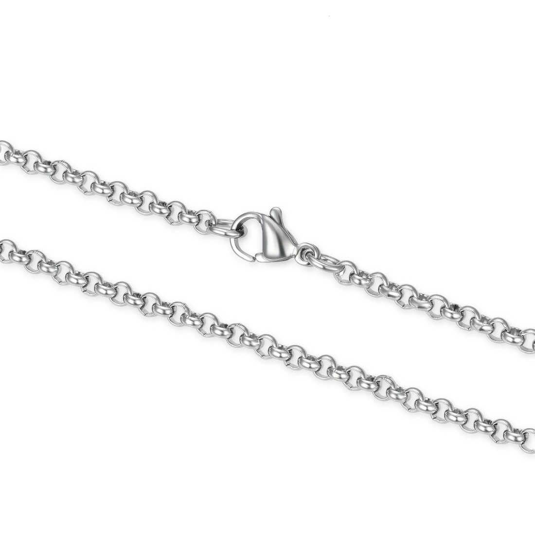 2PCS 925Sterling Solid Silver Men Jewelry 4MM Snake Chain 16- 24 Inch  Necklace