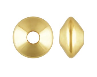 500 Perline Distanziali Oro 14K 2mm Per Gioielli Fai Da Te - Ottone Placcato, Senza Cuciture