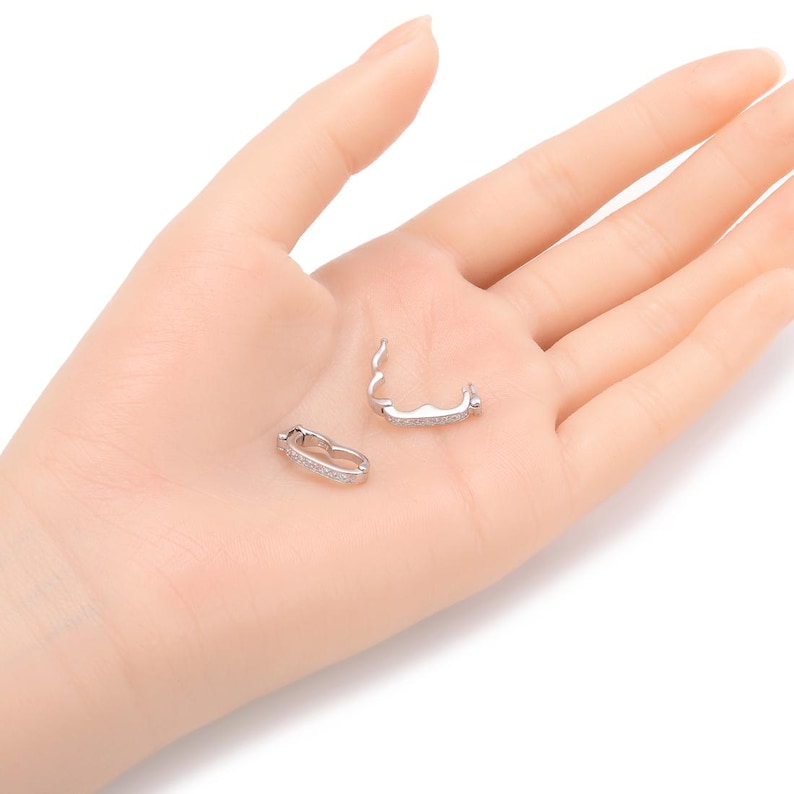 1pc Real 925 Sterling Silver Jewelry Clasp Necklace Shortener Enhancer ...
