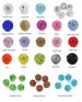 U Pick 25pc/50pc Grade A Sparkle 12mm Crystal Disco Ball Rhinestone Round Beads For Earrings Bracelet Necklace Rosary Jewelry Charm Making 