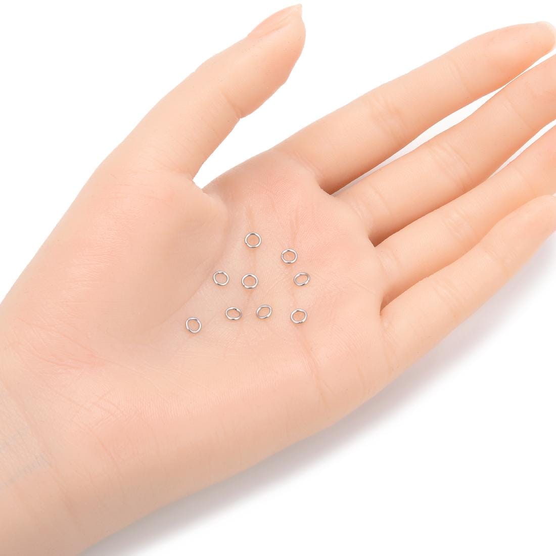 200 Stück Biegeringe Aus Edelstahl 304 – 8 Mm, Offen, Hypoallergen, Für Schmuck & Basteln