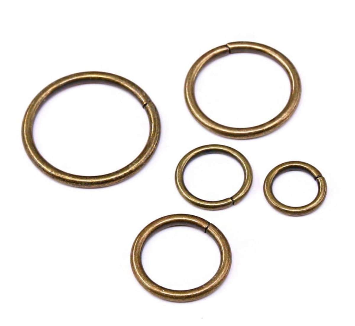 Polished Cast Solid Brass Ring - 40mm (-N2021/00002104) £2.34