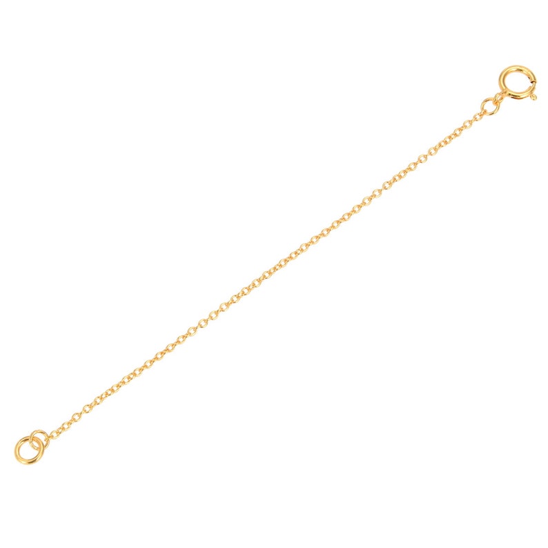 Pick 1pc Real 925 Sterling Silver Chain Extender Thin Dainty 2 3 4 5 6" Hypoallergenic Chain Extension for Necklace Anklet Bracelet Jewelry image 6
