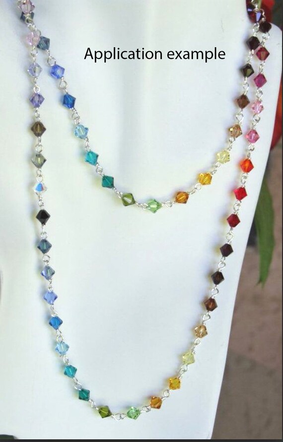 NBEADS 48 Pz 12 Colori Perline Di Cristallo Birthstone Charms