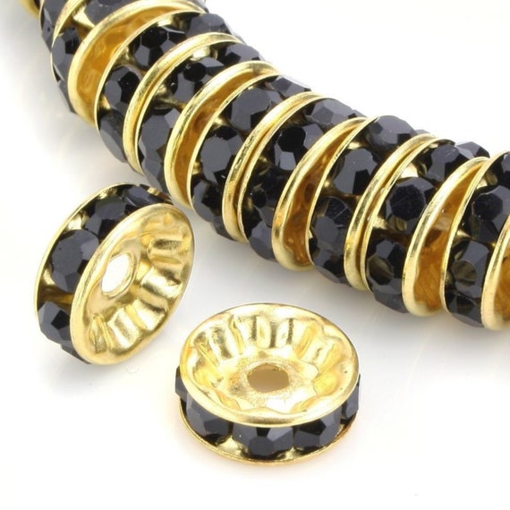 200 Pièces 8mm Kit Perles pour Bracelet Adulte Perle Pour Bracelet